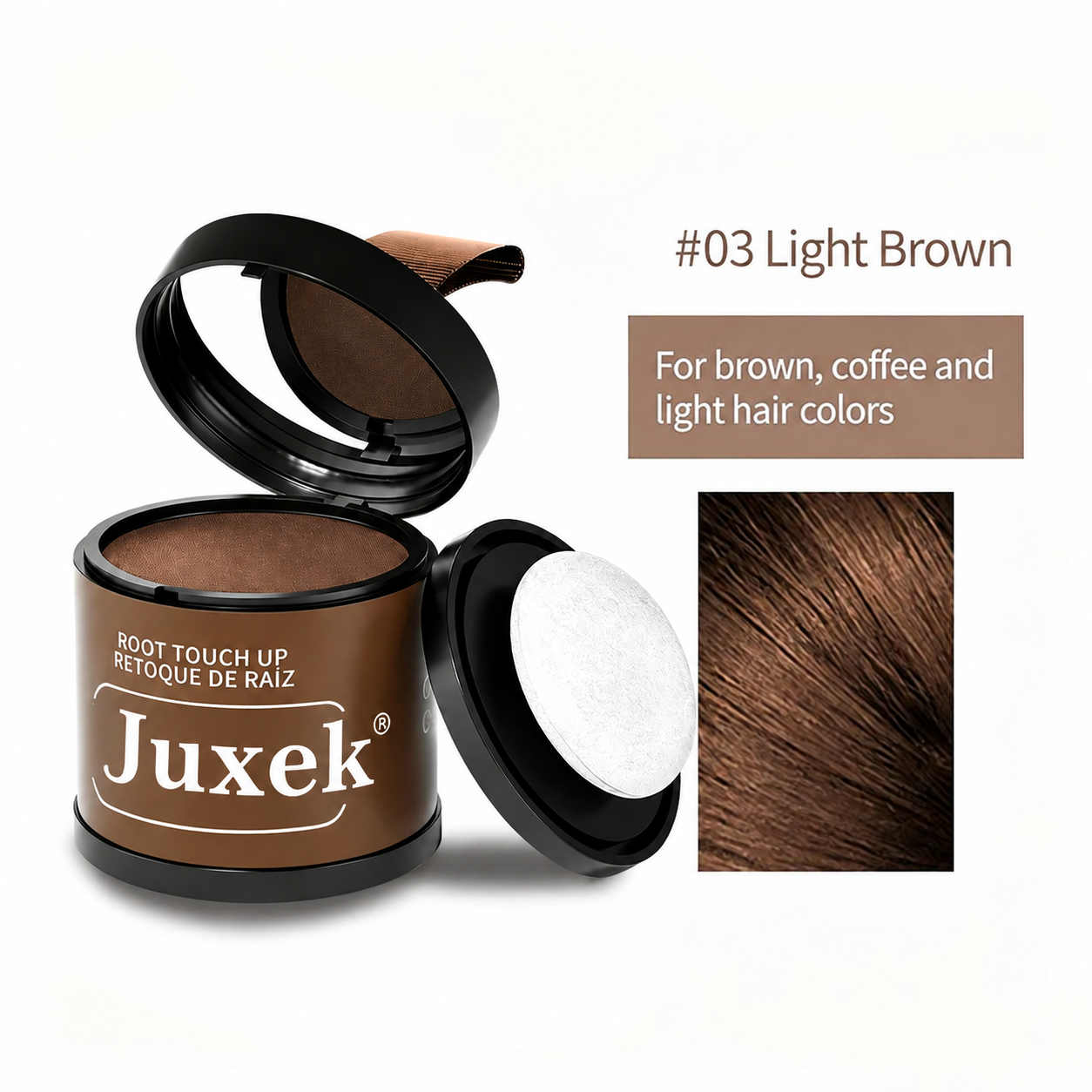 Magnetic Refillable Hair Root Touch Up Powder - Waterproof Gray Coverage & Hairline Concealer ✨