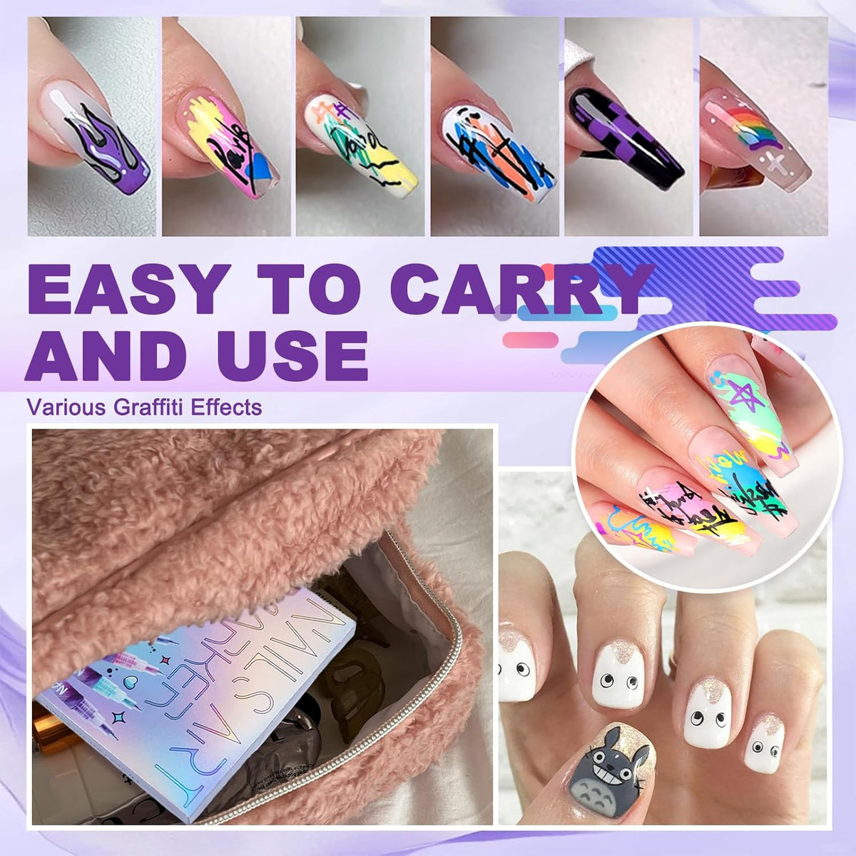 💅12-Shade Nail Design Pens for Smooth, Precise, Salon-Quality Results