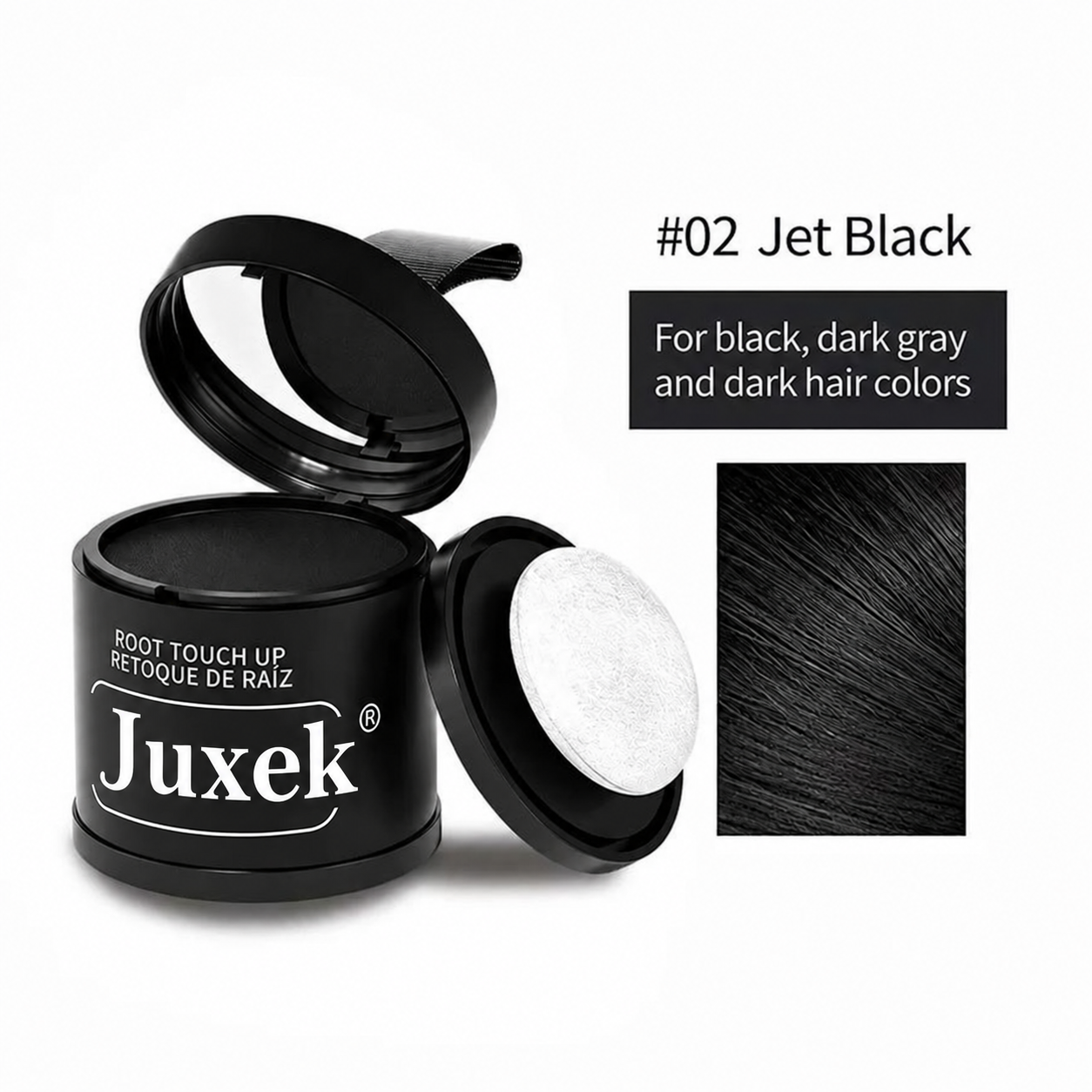 Magnetic Refillable Hair Root Touch Up Powder - Waterproof Gray Coverage & Hairline Concealer ✨
