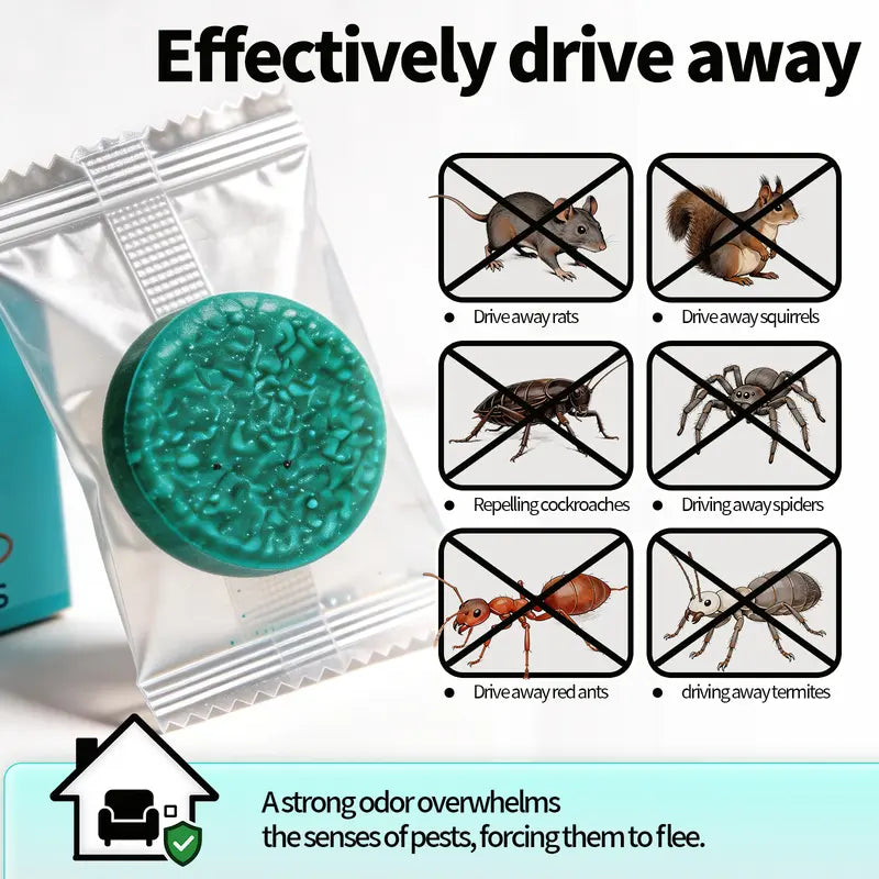 Natural Peppermint Odor Fumigant Tablets: Clear Your Home of Pests with Strong Scent