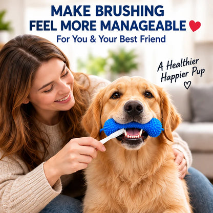 🐶Dog Brushing Aid Chew Support – Easy & Safe Teeth Cleaning Without the Struggle!