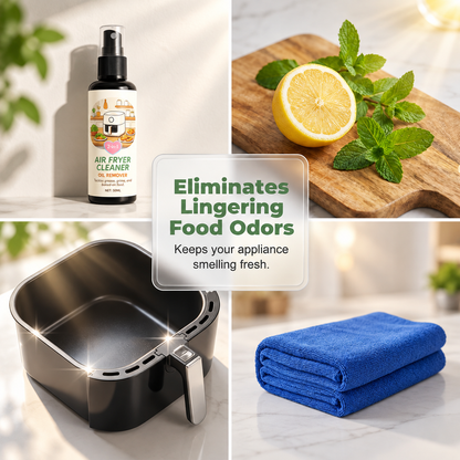 2-in-1 Air Fryer Cleaner and Degreaser Spray-50ml+Towel