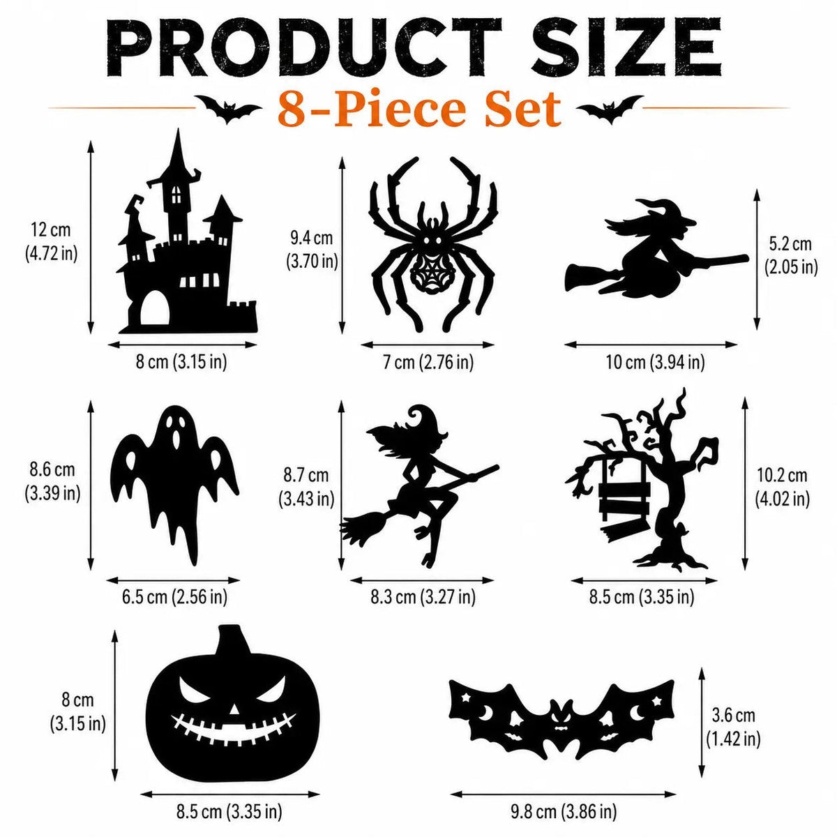 🎃 Halloween LED Silhouette Wall Light Stickers 🎃-2