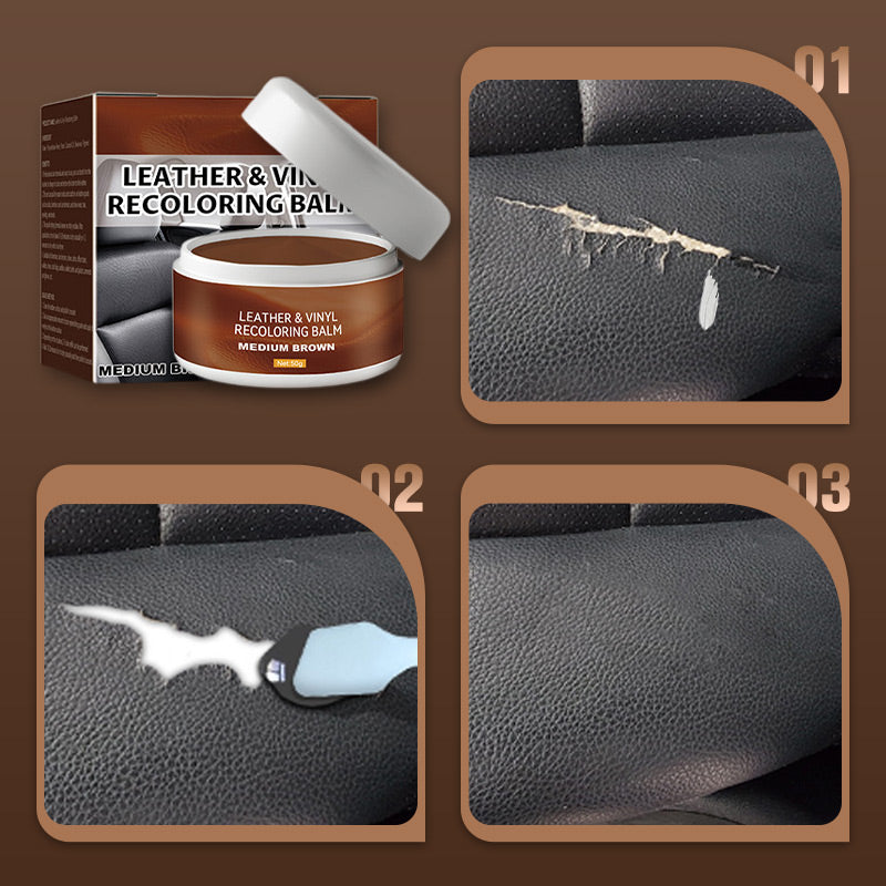 Leather Repair Paste – Restore Scratches, Scuffs & Worn Leather Like New