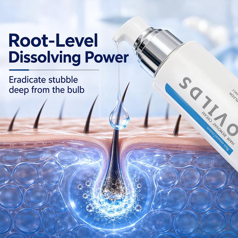 Ice-Cooling Hair Removal Cream for Sensitive Skin